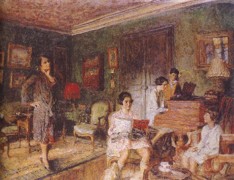 Edouard Vuillard Mrs Olga with her children